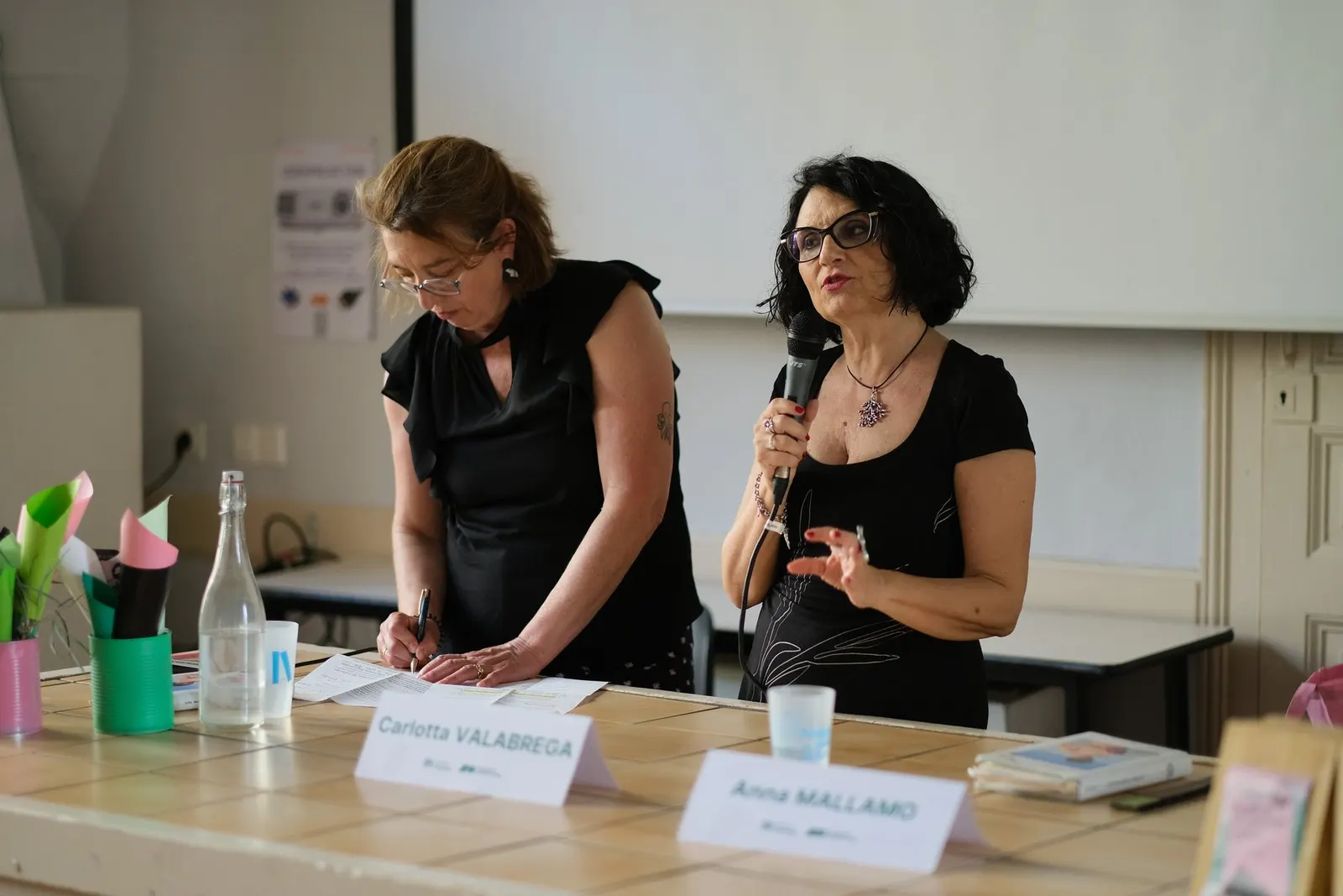 Échange en VO avec Anna Mallamo et Carlotta Valabrega · 2026 · © Thibaud Epeche