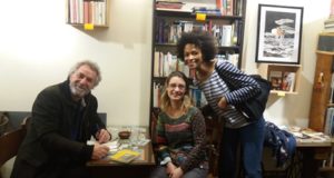 Rencontre au bibliobar Livresse avec Guy Boley et Rachel Kahn - auteurs lauréats.