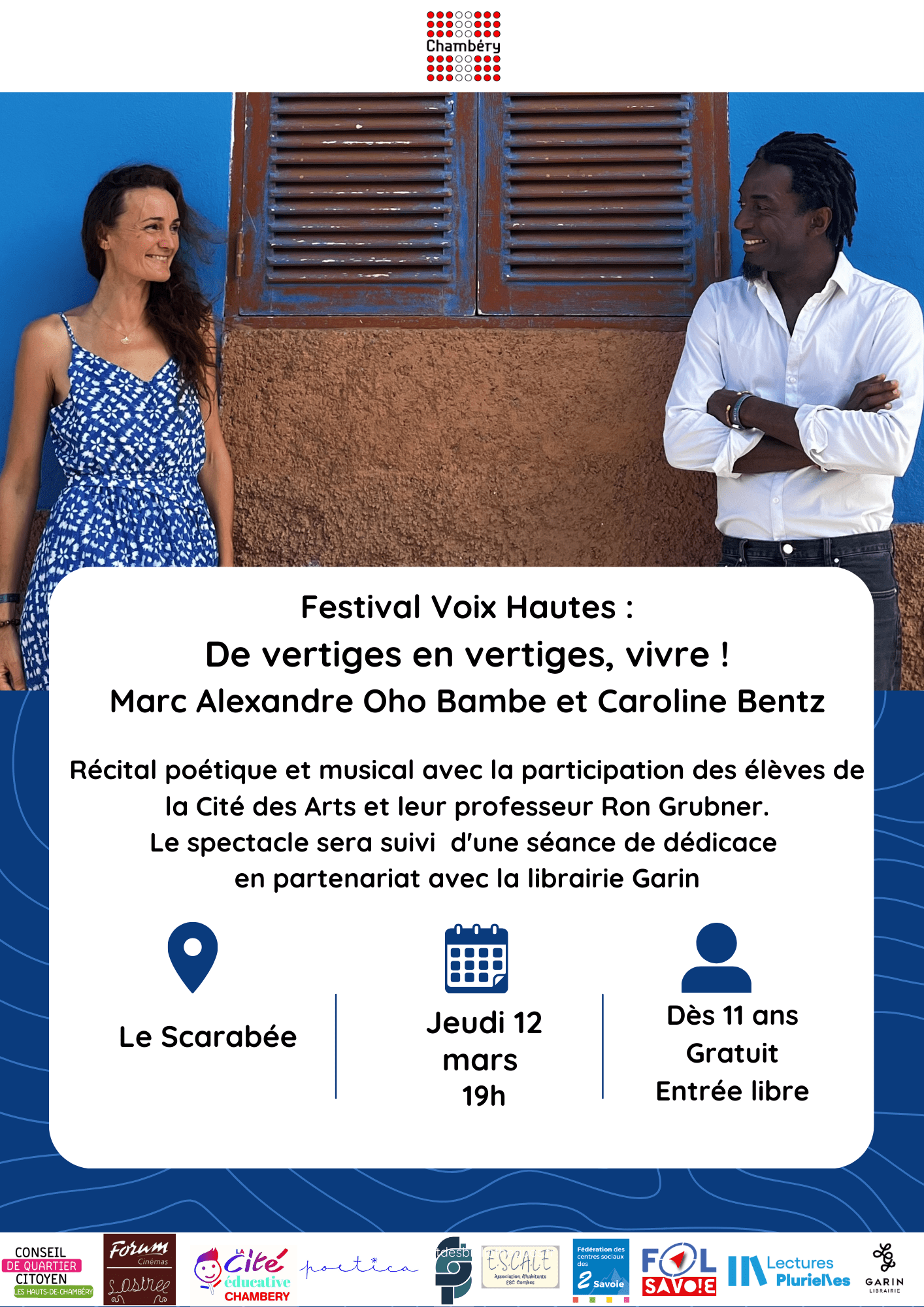 Affiche Récital Bambe Bentz